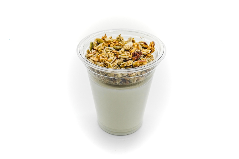 Biologische Yoghurt met Granola; boekweit, zaden & honing (Glutenvrij)